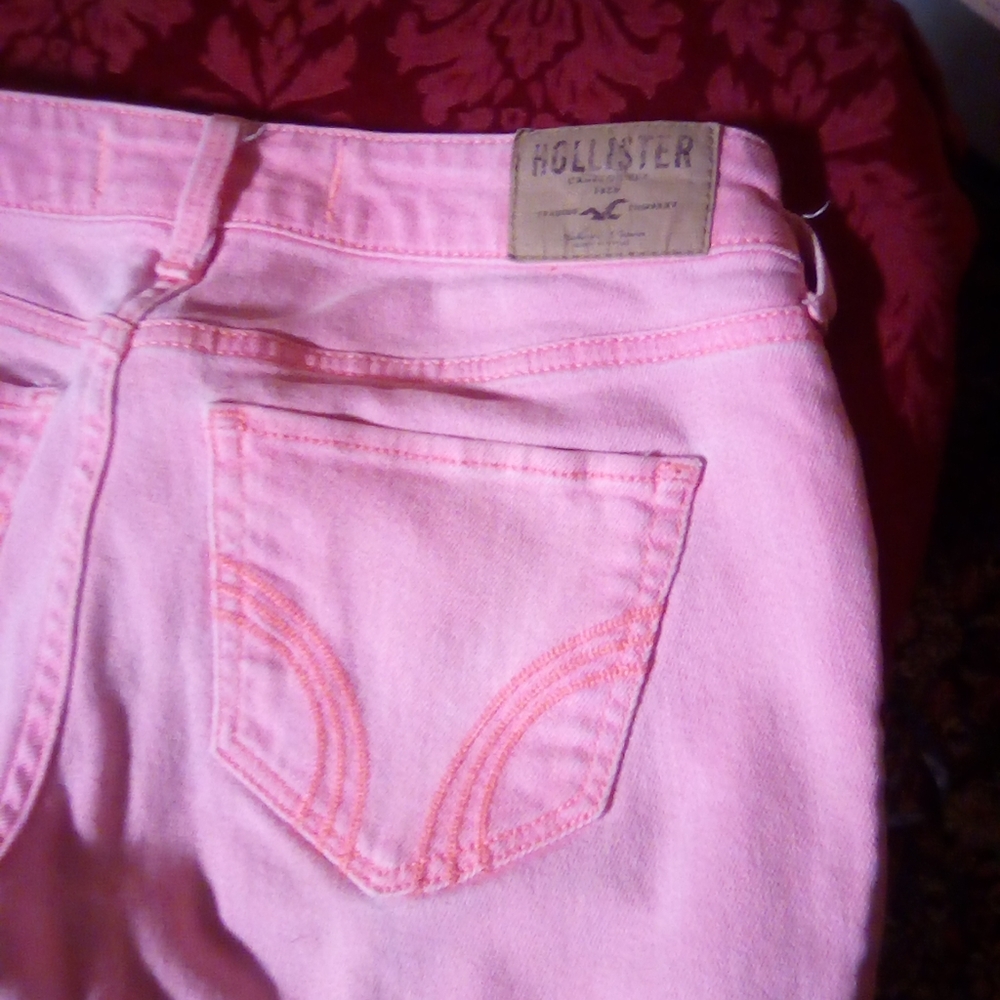 Pink Hollister jeans
